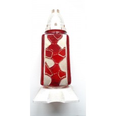 Лампадка в стекле красная 29 см (424-030)