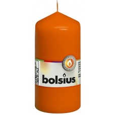 Свеча цилиндр оранжевая Bolsius 12 см (60/120-020Б)
