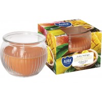 Ароматична свічка у склі соковите манго 8 см (sn69-366)