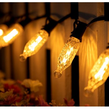 Светодиодная гирлянда водонепроницаемая 7.6 м 10 ламп