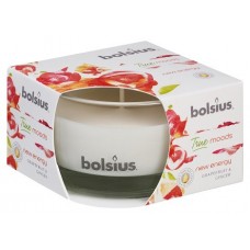 Свеча ароматическая в стекле грейпфрут и имбирь Bolsius (36046 NEY)