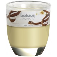 Свічка ваніль ароматична у склі (72-67Б VAN)