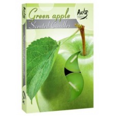 Свеча чайная ароматизированная Bispol Яблоко 1.5 см 6 шт (p15-91)
