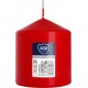 Свічка циліндр червона 9 см (sw80/90-030)