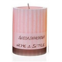 Аромасвеча клубника-земляника 80х150мм