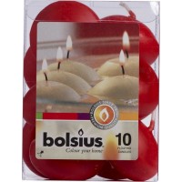 Плаваючі свічки бордові 10 шт (пл10-036)