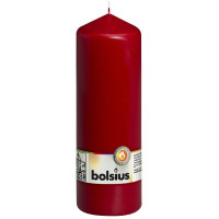 Свічка циліндр бордова 20 см (70/200-036 BOR 86131)