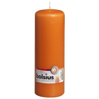Свеча цилиндр Bolsius оранжевая 20 см (70/200-020Б MAN)