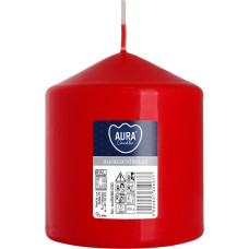 Свічка циліндр червона 9 см (sw80/90-030)