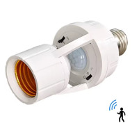 Патрон для лампы Е27 с датчиком движения на 360 градусов