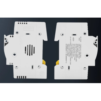 Тримач запобіжників 10х38мм TOMZN TOPV-32 2P 1100V DC для сонячних панелей PV систем з LED індикацією