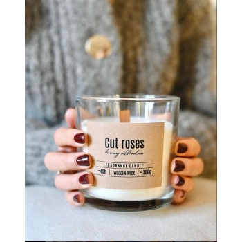 Аромасвеча срезанные розы Bispol 10 см sn100-000-78