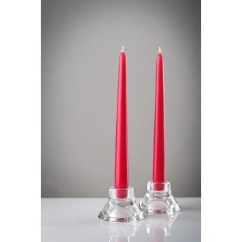 Свеча коническая красная Bolsius 24,5 см 10 шт (s30-030Б 57106)