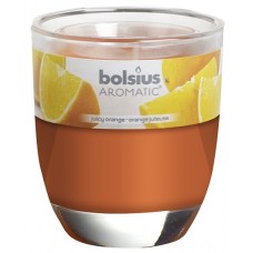 Свеча апельсин ароматическая в стекле Bolsius (72-63Б ORA)