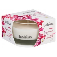 Свічка ароматична в склі троянда та бурштин Bolsius (36060 PRO)