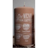 Свічка декоративна циліндр 70х130 мм.