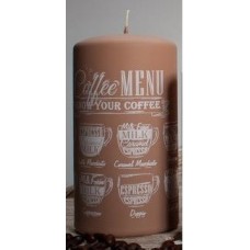 Свеча декоративна цилиндр 70х130мм.