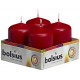 Свеча цилиндр бордовая bolsius 4х6 см 4 шт (40/60-036Б)