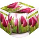 Свеча ароматическая в стекле Bispol Тюльпаны 7 см (sn71s-07)