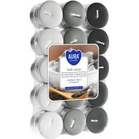 Свеча чайная ароматизированная соляная пещера Bispol 1.5 см 30 шт (p15-30-313)