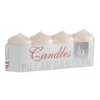 Набор декоративных свечей кремовых Rak 4х6 см 4 шт (40/60-011rak)