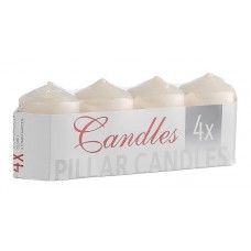 Набор декоративных свечей кремовых Rak 4х6 см 4 шт (40/60-011rak)