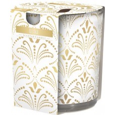 Свеча ароматизированная в стекле Bispol Luxe 7,8 см (sn72s-21)