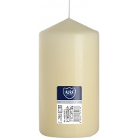 Свеча цилиндр кремовая Bispol 15 см (sw80/150-011)