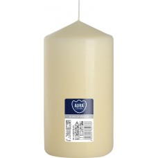 Свеча цилиндр кремовая Bispol 15 см (sw80/150-011)