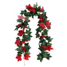 Искусственный осенний кленовый лист 175см