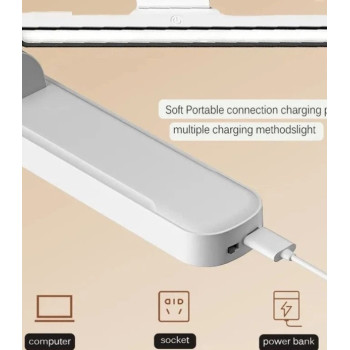 LED лампа світильник на магніті з акумулятором та пультом 31 см